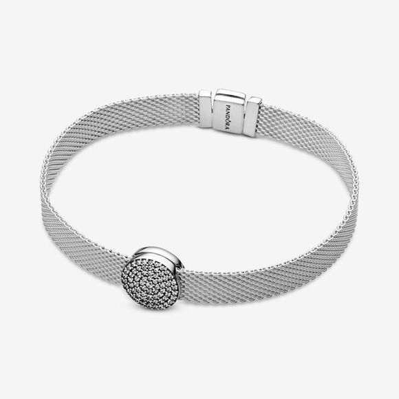 PANDORA Reflexions Mesh Bracelet Set - 4 Pieces - Picture 1 of 12